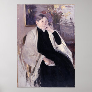 Poster Cassatt - Sra. Robert S. Mãe do Artista Cassatt