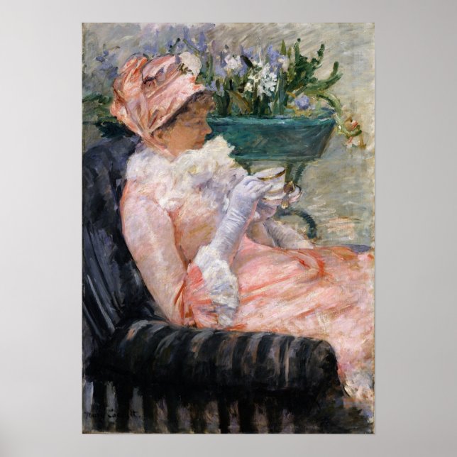 Poster Cassatt - Taça De Chá (Frente)