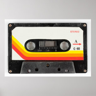 Poster Cassete de música