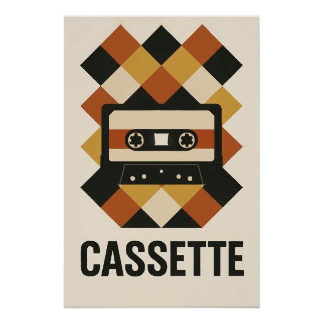 Póster CASSETTE – Une explosion graphique de nostalgie (Frente)