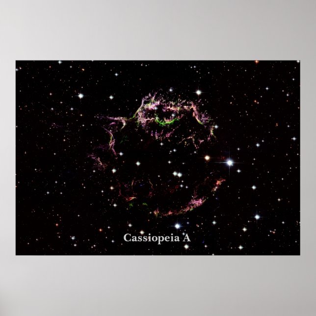 Póster Cassiopeia A (Frente)