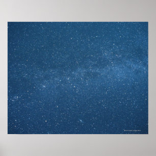 Póster Cassiopeia e Via Láctea