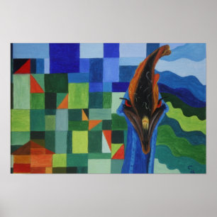 Póster Cassowary Atacado