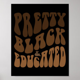Poster Castanho Negro Bonito E Drogas Educado S