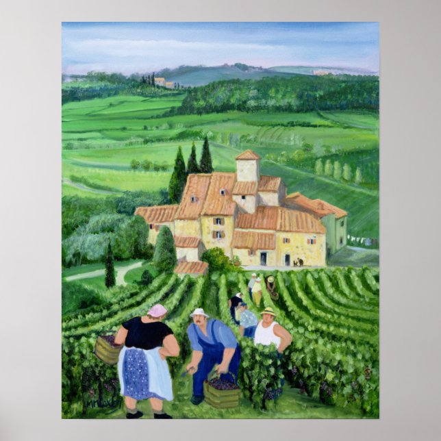 Póster Castellina-in-Chianti (Frente)
