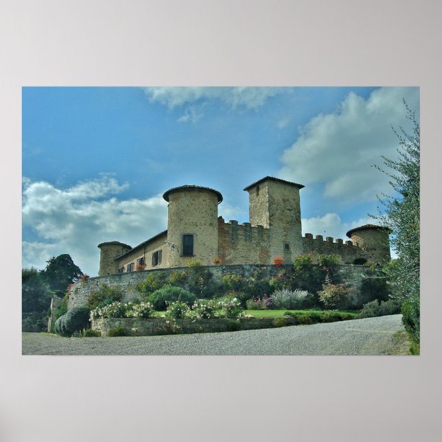 Poster Castello di Gabbiano, Itália - Fotografia Impressã (Frente)
