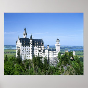 Póster Castelo Baviera de Neuchwanstein