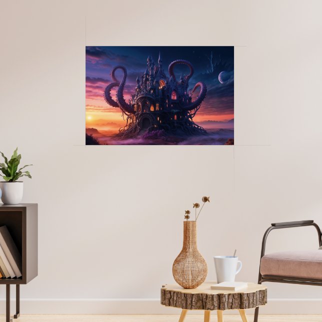 Poster Castelo Cósmico de Éons Muito Passados (Sala de Estar 3)