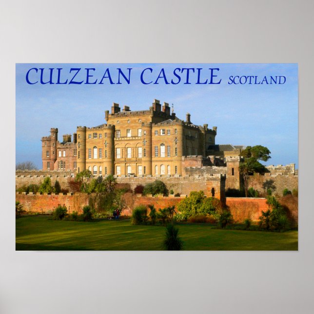 Póster castelo da culzónia scotland (Frente)