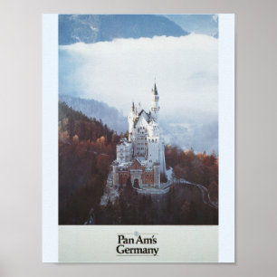 Póster Castelo de Alemanha nas montanhas