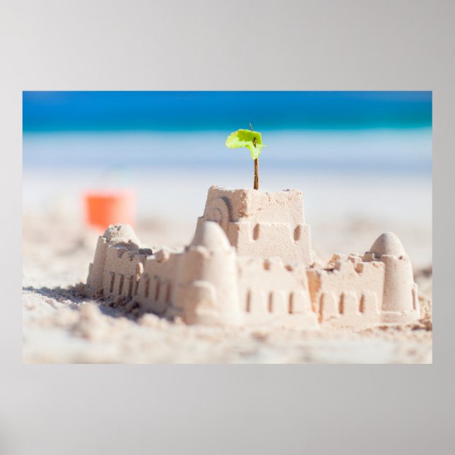 Póster Castelo de areia (Frente)