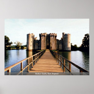 Póster Castelo de Bodiam, Kent, Inglaterra