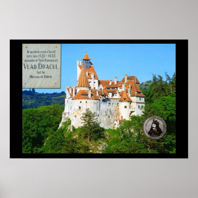 Poster Castelo de Bran, Transylvannia (Frente)