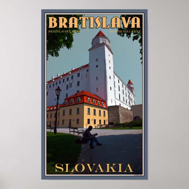 Póster Castelo de Bratislava (Frente)