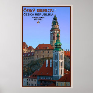 Póster Castelo de Cesky Krumlov