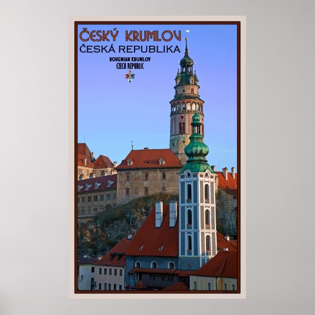 Póster Castelo de Cesky Krumlov (Frente)