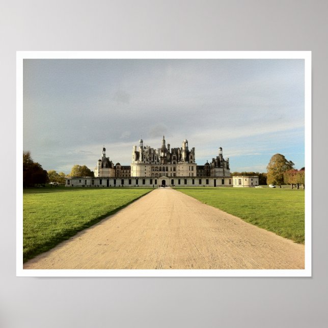 Póster Castelo de Chambord, França (Frente)