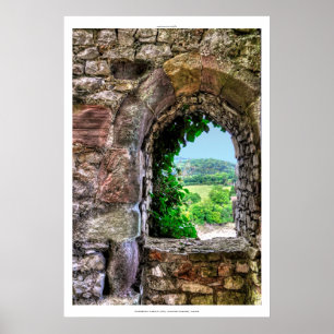 Poster Castelo de Chepstow Antigo, Monmouthshire, País de