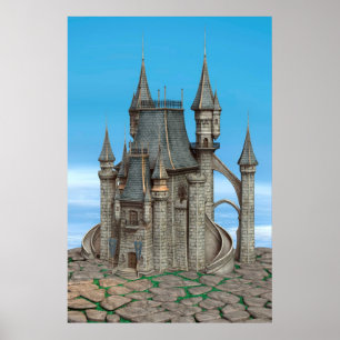 Póster Castelo de Contos de Fadas
