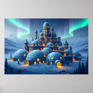 Poster Castelo de Coração de Inverno