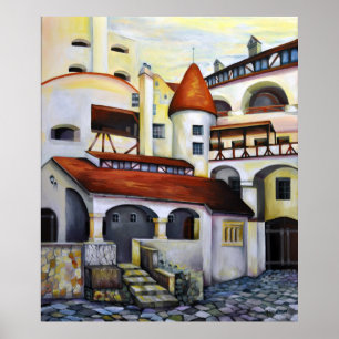 Póster Castelo de Drácula - Curso Interior