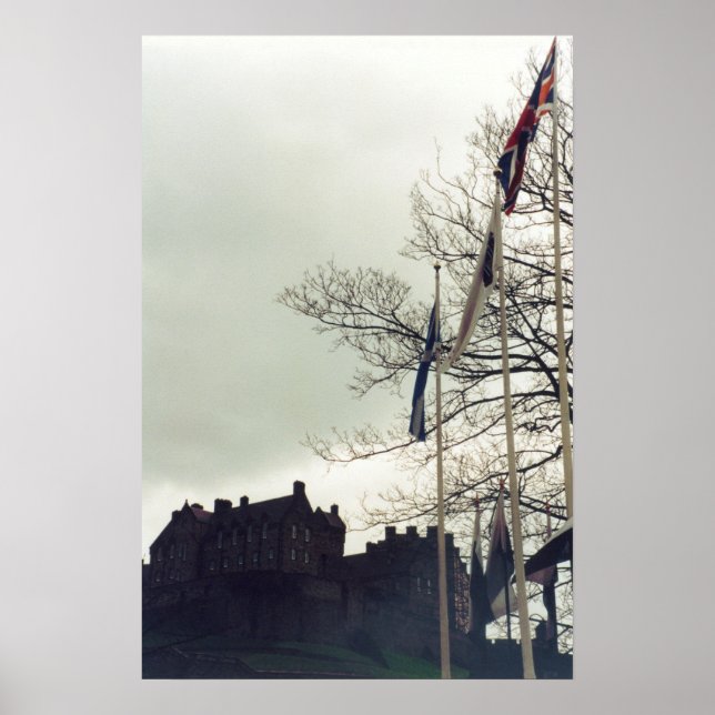 Póster Castelo de Edimburgo (Frente)