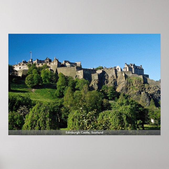 Póster Castelo de Edinburgh, Escócia (Frente)