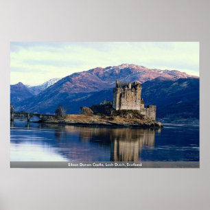 Póster Castelo de Eileen Donan, Loch Duich, Scotland
