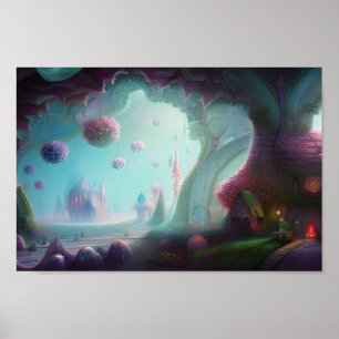 Poster Castelo de Fada nas Florestas Encantadas