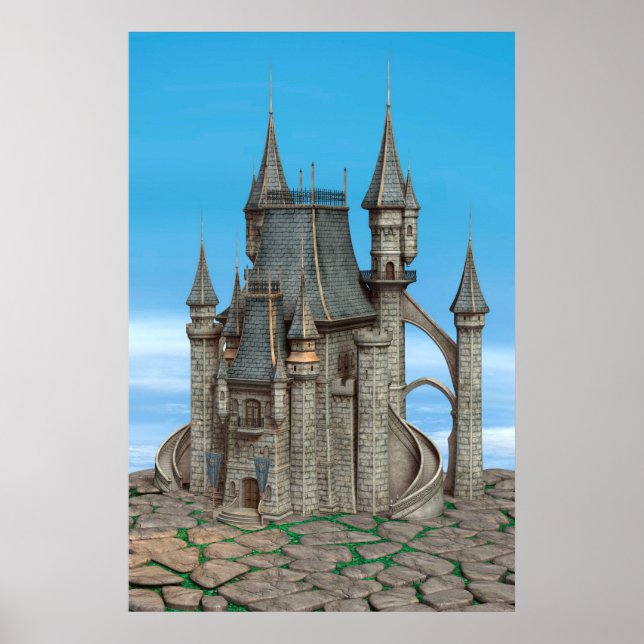 Póster Castelo de Fairy Tale (Frente)