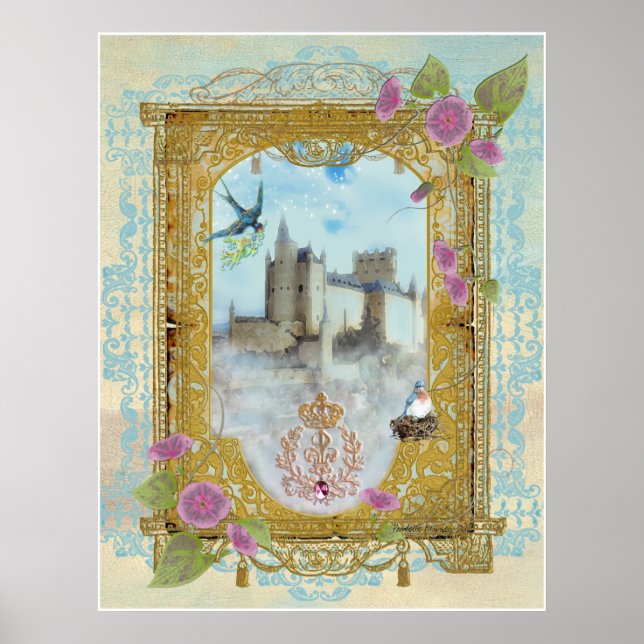 Póster Castelo De Fairytale Nos Mists, Paulette Kinney.. (Frente)