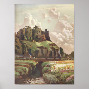 Poster Castelo de Harlech mim, Wales