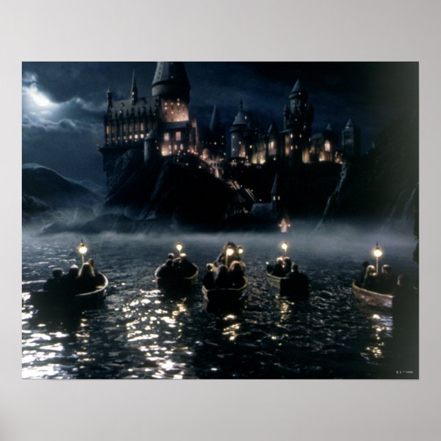 Poster Castelo de Harry Potter | Chegada a Hogwarts (Frente)
