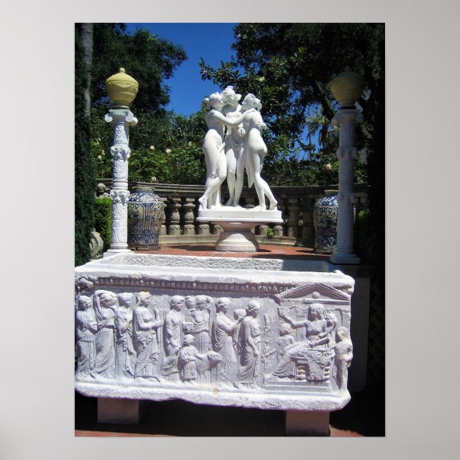 Poster Castelo de Hearst, San Simeon, Califórnia (Frente)