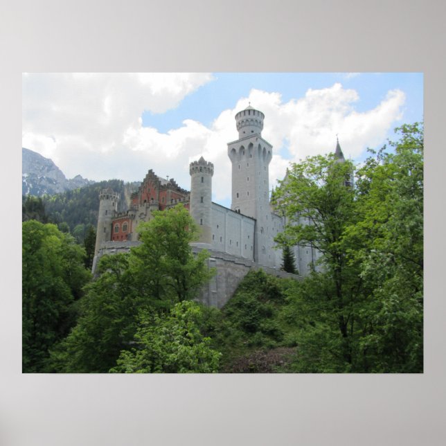 Póster Castelo de Neuschwanstein - Alemanha (Frente)