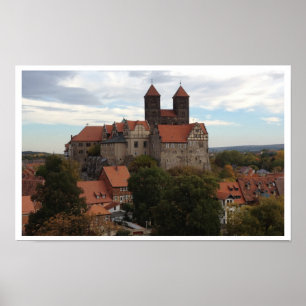 Poster Castelo de Quedlinburg, Harz, Alemanha