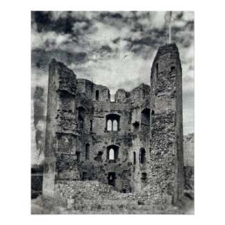 Póster Castelo de Raglan