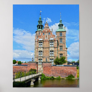 Poster Castelo de Rosenborg, Copenhaga, Dinamarca