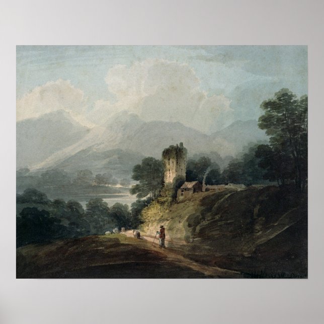 Póster Castelo de Ross, Killarney, County Kerry (Frente)