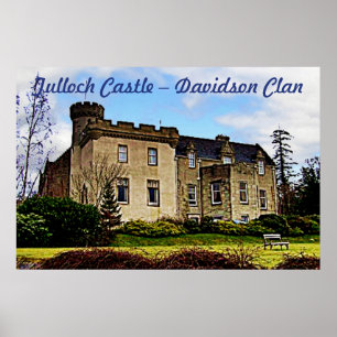 Poster Castelo de Tulloch - Davidson Clan