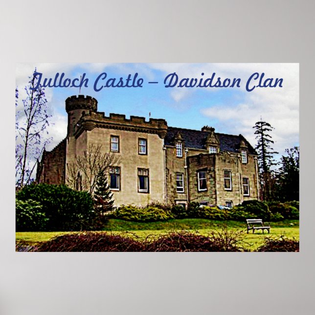 Poster Castelo de Tulloch - Davidson Clan (Frente)