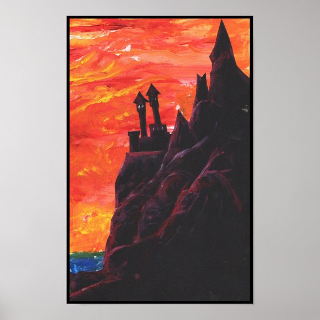 Poster Castelo de Vampiros (Frente)