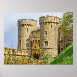 Póster Castelo de Windsor na primavera