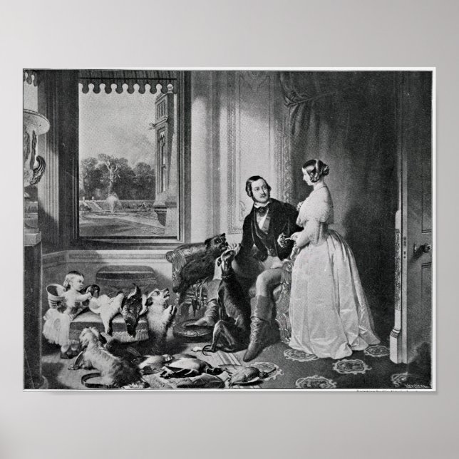 Póster Castelo de Windsor nos tempos modernos (Frente)