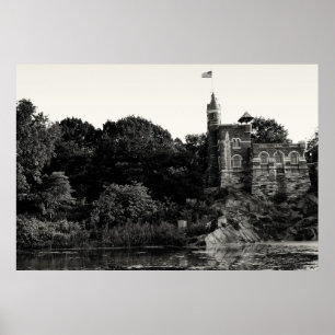 Póster Castelo do Belvedere, Central Park NYC