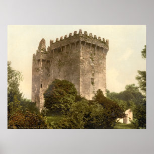Poster Castelo do Blarney, cortiça do condado