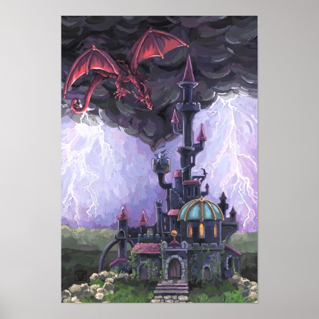 Póster Castelo do Dragão (Frente)