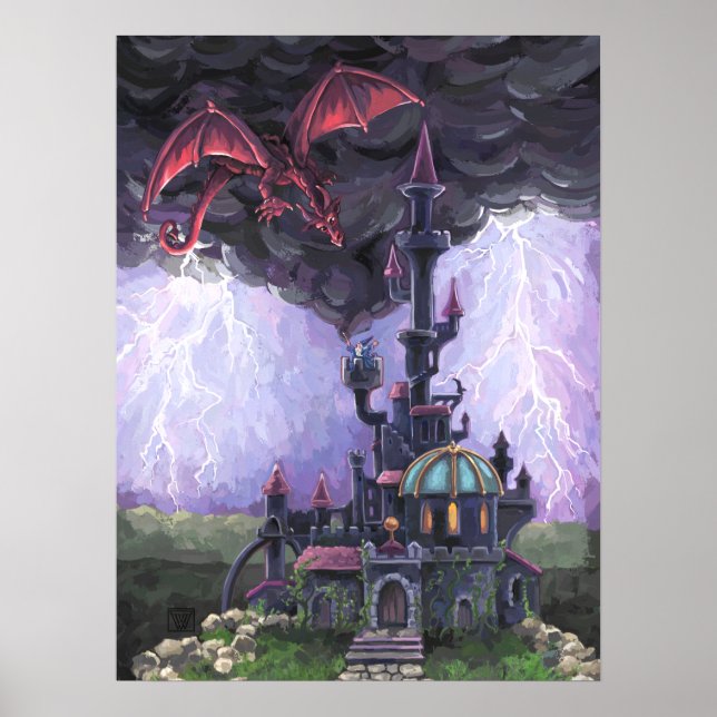 Póster Castelo do Dragão (Frente)
