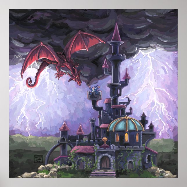 Póster Castelo do Dragão (Frente)