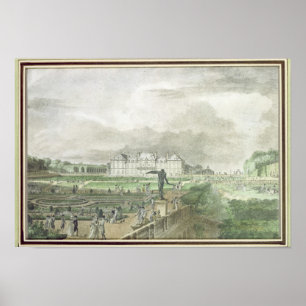 Póster Castelo e jardim de Sceaux